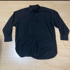 GU オーバーサイズチュニックシャツ　美品　レディース　Lサイズ
