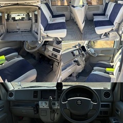 ⭐️車検取り立て❗️令和9年2月⭐️エブリーワゴンPZターボSP⭐️車高上げアゲバン^_^両側電動スライドドア・オートステップ・ナビ・ETC・新品ドラレコなど豪華装備⭐️の画像