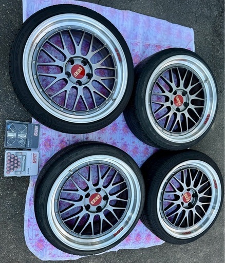 BBS LM 19インチ LM118H 9J 235/35ZR19 LM221H 9.5J GOODYEAR 235/35R19 BBS McGard レーシング  ラグ ナット20個 セット