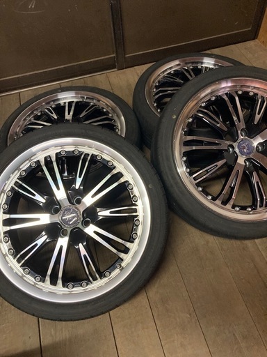 訳あり　タイヤホイール　4本セット　シュプリーム　205/40R17