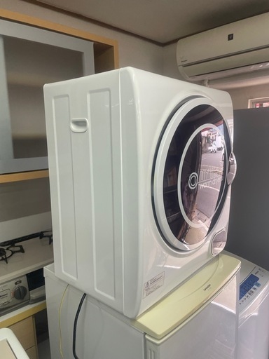 配送可能　保証付き 小型衣類乾燥機 【マイウェーブ ウォームドライヤー3.0 ホワイト】 3kg