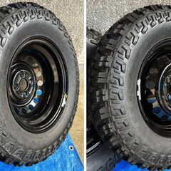 MAXXIS BIGHORN MT-764 195R14 8PR ビッグホーン未使用 鉄チンホイル4本セットの画像