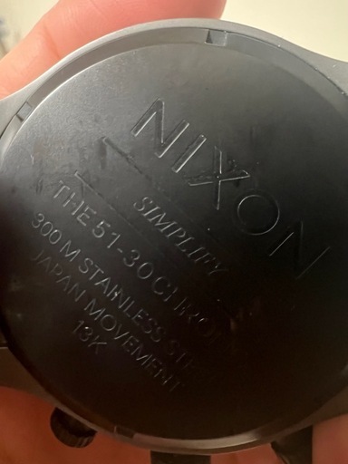 定価12万円弱　NIXON 腕時計