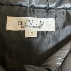 a.v.v ダウンコート　ブラック　120の画像