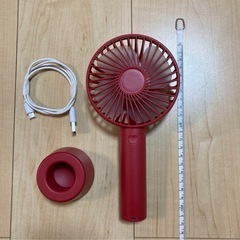 ハンディーファン　スタンド付き　3段階風調整　美品