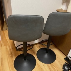 【受け渡し予定済み】カウンターチェア　二脚セット　ニトリの画像