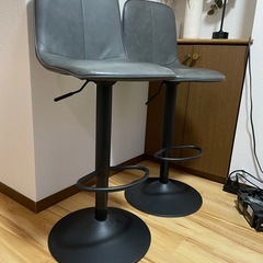 【受け渡し予定済み】カウンターチェア　二脚セット　ニトリの画像