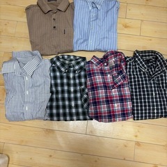 男性用　長袖シャツ　6点　M.L
