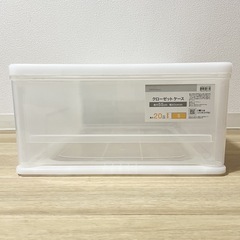 【売約済み】【美品/すぐ使える】NITORI　ニトリ　クローゼットケース　Sサイズ　4個　収納ケース　衣装ケース　プラスチックケースの画像