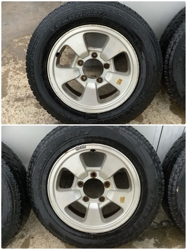お取引決まりました❗️スズキ純正　ジムニー用アルミホイールおまけタイヤ付❗️