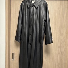 MOUSSY F/LEATHER BAL COLLAR コートの画像