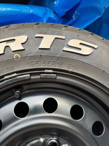 日産 純正鉄チン 15インチ 5穴 114.3 ホワ