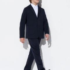 【最終】卒業式スーツ男の子 黒☆上150cm下140cmの画像