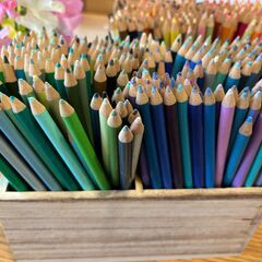 【お絵描きが好きなお子さん家庭に差し上げます】色鉛筆の画像