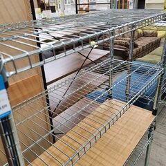 J6744　6段メタルラック　クリーニング済　【リユースのサカイ柏店】の画像