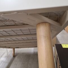 J6746　MUJI　無印良品　脚付シングルベッドマットレス付　高密度ポケットコイル　ホワイト　クリーニング済　【リユースのサカイ柏店】参考価格34,900円の画像