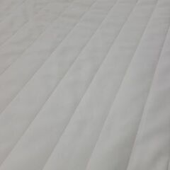 J6746　MUJI　無印良品　脚付シングルベッドマットレス付　高密度ポケットコイル　ホワイト　クリーニング済　【リユースのサカイ柏店】参考価格34,900円の画像