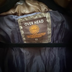 OVER HEAD  ダウンジャケット LLサイズの画像