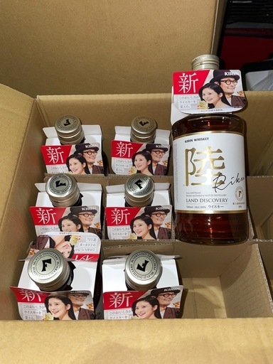 【早い者勝ち！新品未開栓】★陸 キリン ウイスキー500ml ウィスキー 7本まとめて！★旧ラベル ギフト バレンタイン プレゼント