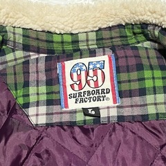 ✨カッコいい✨SURFBOARD FHCTORY キルティングジャケットLの画像