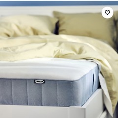 【IKEA】シングルベッド　フレーム➕マットレスの画像