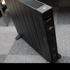 【新品未使用】オイルフリーヒーター ブラック パネルヒーター 電気ストーブ 速暖 温度調節 安全装置 24時間オフタイマー 省エネ の画像