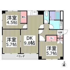MK💞初月賃料無料✨敷金ゼロ✨礼金ゼロ✨仲介手数料ゼロ✨３LDK...