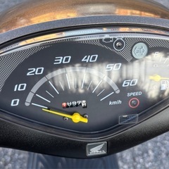 967.　動画あり　ホンダ　ディオ AF68 Rタイヤ新品　原付　バイク　50cc 車体の画像