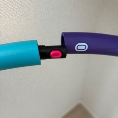 ★組み立て式 フラフープ 直径90cm 解体可能 軽量 使いやすい 柔らか素材で安心安全の画像