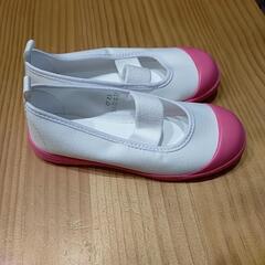 上履き　スクールシューズ　ピンク　17cmの画像