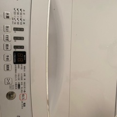 【譲り先決定】Hisense 洗濯機　5.5kg 一人暮らし　の画像