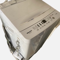 【譲り先決定】Hisense 洗濯機　5.5kg 一人暮らし　