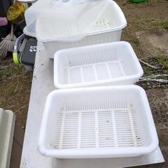 水切りかご　2点セット 希望者無ければ処分します
