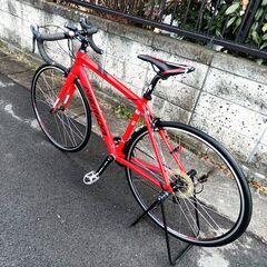 ★美品!!お届け可！★ MERIDA RIDE80  ２×8 16段変速 スタンド付きの画像