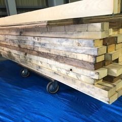 木材　大量　
の画像