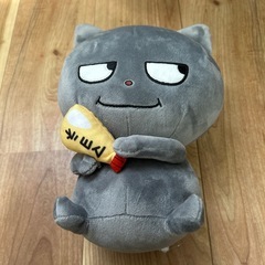 わるめのねこ　ぬいぐるみ