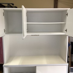リサイクルサービス八光】幅120土井インテリアオープンボード食器棚レックH120 (八光) 鹿児島の収納家具《食器棚 、キッチン収納》の中古あげます・譲ります｜ジモティーで不用品の処分