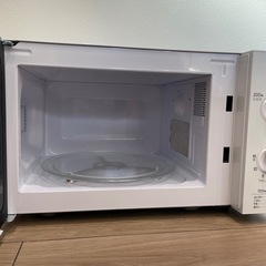 ハイアール電子レンジJM-17J 50Hz専用北海道千歳市手渡し (てるてる) サッポロビール庭園のキッチン家電《電子レンジ 》の中古あげます・譲ります｜ジモティーで不用品の処分