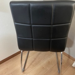 ニトリ　椅子　ダイニングチェア(アベルST HL-6166L BK) の画像