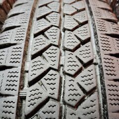 BS BRIDGESTONE BLIZZAK VL1 165R14 LT 6PR 14インチ スタッドレス 4本 23年製 バリ溝 ADバン等　(VTG906)の画像