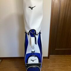 ミズノ ゴルフバッグ ＋ ミズノ シューズケース ＋ HONMAボール23個の画像