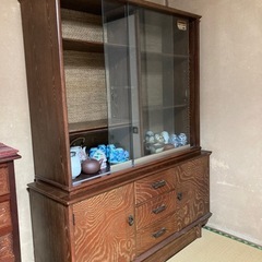 無料！！　北海道産　楡の木　和箪笥　