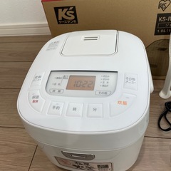 アイリスオーヤマ炊飯器KS-RC21M10-W (てるてる) 竹橋のキッチン家電《炊飯器》の中古あげます・譲ります｜ジモティーで不用品の処分