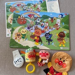 アンパンマン　玩具　パズル　ラトル　セット