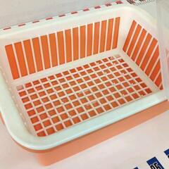 0210-011 角型　水切りバケツ蓋付きの画像