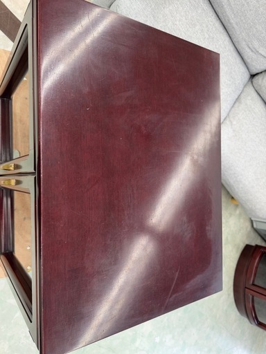 karimoku オールドカリモク ガラス扉キャビネット サイドボード ※i4