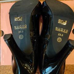 NUOVO ヌォーボ　パンプス　ハイヒール　ブラック　黒　丸井の画像