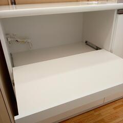 楽天市場】高橋木工所 エイク レンジ台 カウンター 70 完成品 【幅70.3×奥行40.3×高さ126cm】 ホワイト LGステン 70レンジ  キッチンキャビネット 下台 レンジボード キッチン収納 日本製 国産_ 新生活 イエナカ_ : make space