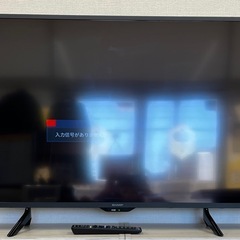 【中古現状品】SHARP シャープ AQUOS アクオス 4K 液晶テレビ 4T-C42DH1 42インチ 2022年製 4Kチューナー内蔵 ハイブリッドキャスト対応  リモコン付き 生活家電