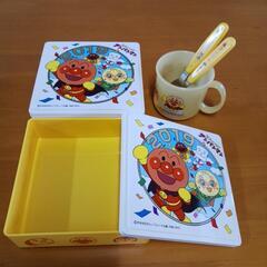 まとめて☆アンパンマン　食器　コップ　プレート　皿　重　フォーク　スプーン　おにぎりメーカー　色々の画像
